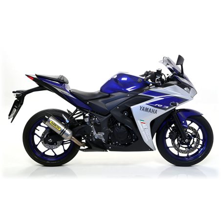 YAMAHA YZF R3 2015 - 2017 SILENCIOSO PRO RACE DE NICHROM
