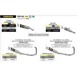 YAMAHA YZF R3 2018 -            SISTEMA COMPLETO COMPETITION