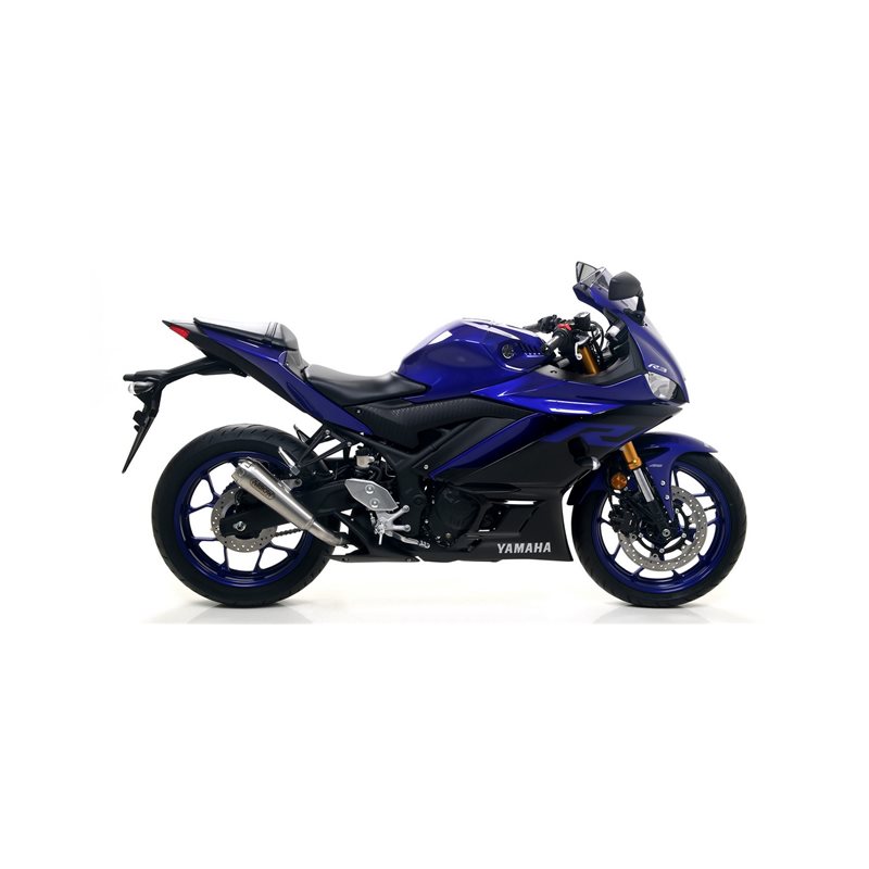 YAMAHA YZF R3 2019 - 2020 SISTEMA COMPLETO COMPETITION EVO" CON DBKILLER CON FONDO EN CARBONO"