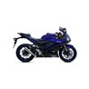 YAMAHA YZF R3 2019 - 2020 SISTEMA COMPLETO COMPETITION EVO" CON DBKILLER CON FONDO EN CARBONO"