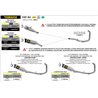 YAMAHA YZF R3 2019 - 2020 SILENCIOSO STREET THUNDER DE ALUMINIO DARK" FONDO EN CARBONO"