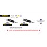 YAMAHA TRICITY 300 2021 - 2022 SILENCIOSO URBAN DE ALUMINIO DARK" FONDO "DARK""