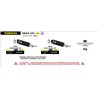 YAMAHA XMAX 300 2021 - 2022 SILENCIOSO URBAN DE ALUMINIO DARK" FONDO "DARK""