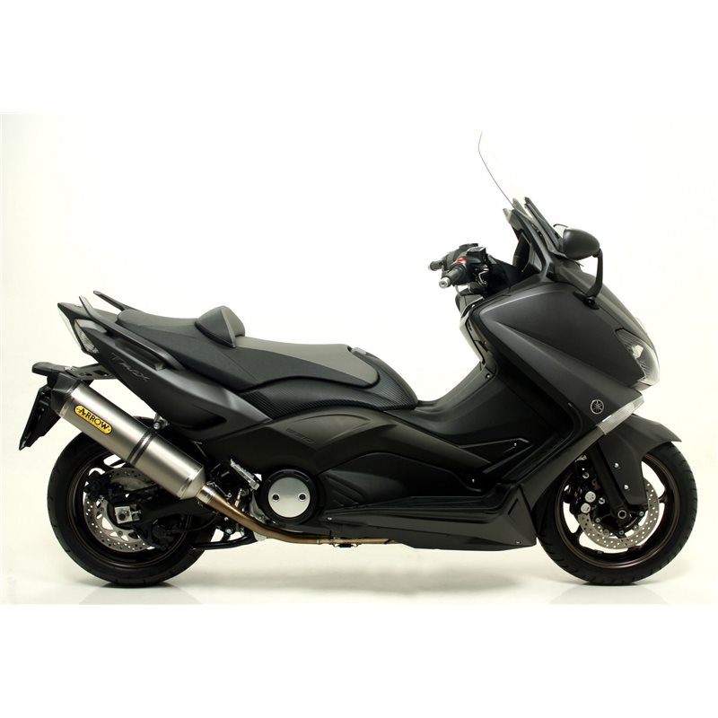 YAMAHA TMAX 530 2012 - 2016 SILENCIOSO RACE-TECH DE ALUMINIO DARK" FONDO EN CARBONO"