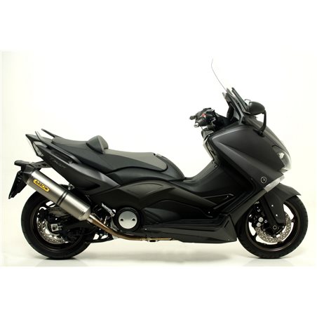 YAMAHA TMAX 530 2012 - 2016 SILENCIOSO RACE-TECH DE ALUMINIO DARK" FONDO EN CARBONO"
