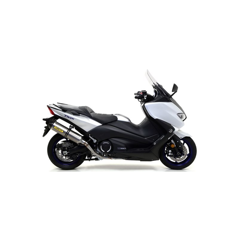 YAMAHA TMAX 530 2017 - 2019 SILENCIOSO RACE-TECH DE ALUMINIO DARK" FONDO EN CARBONO"