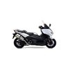 YAMAHA TMAX 530 2017 - 2019 SILENCIOSO RACE-TECH DE ALUMINIO DARK" FONDO EN CARBONO"