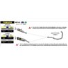 YAMAHA MT-03 2016 - 2017 SILENCIOSO STREET THUNDER DE ALUMINIO FONDO EN CARBONO