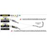 YAMAHA MT-03 2018 - 2019 SILENCIOSO STREET THUNDER DE ALUMINIO DARK" FONDO EN CARBONO"