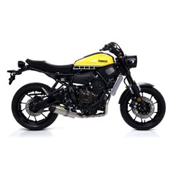 YAMAHA XSR 700 2016 - 2020 SILENCIOSO JET-RACE DE TITANIO FONDO EN CARBONO
