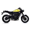 YAMAHA XSR 700 2016 - 2020 SILENCIOSO JET-RACE DE NICHROM FONDO EN CARBONO