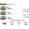 YAMAHA TENERÉ 700 2019 - 2020 SILENCIOSO INDY RACE DE ALUMINIO DARK" FONDO EN ACERO"