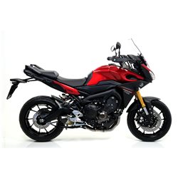 YAMAHA MT-09 TRACER 2015 - 2020 SILENCIOSO THUNDER DE ALUMINIO FONDO EN CARBONO