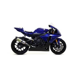 YAMAHA YZF R1 2017 - 2019 SISTEMA COMPLETO COMPETITION FULL TITANIUM" CON DBKILLER CON FONDO EN CARBONO"
