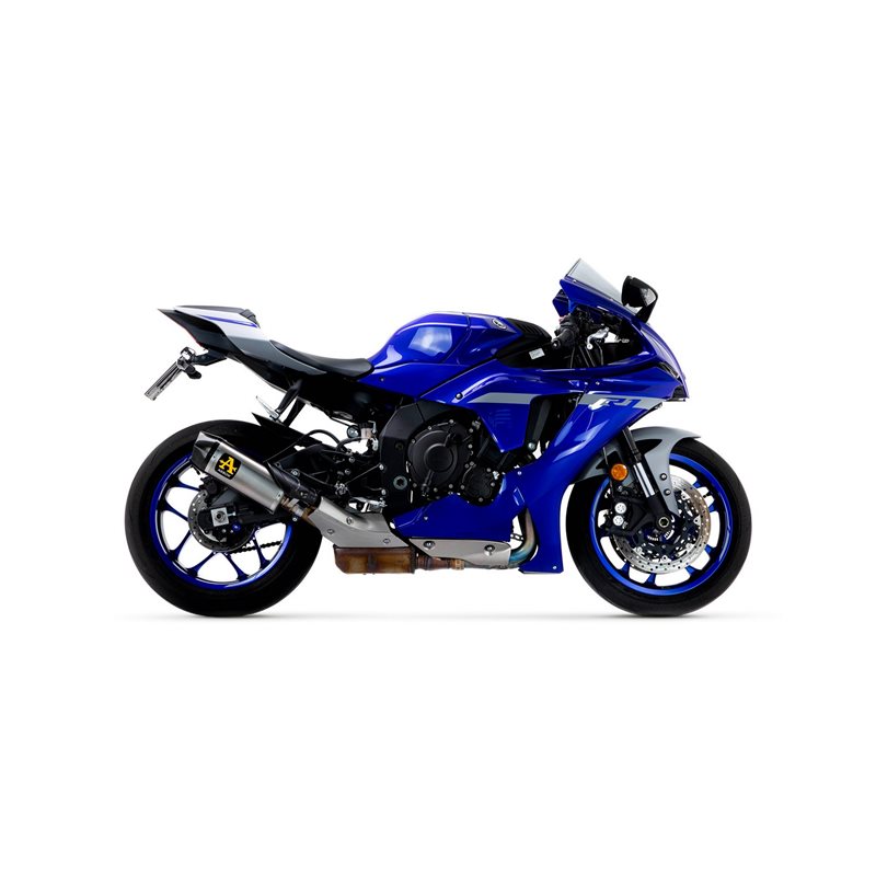 YAMAHA YZF R1 2020 - 2022 SISTEMA COMPLETO COMPETITION FULL TITANIUM" CON DBKILLER CON FONDO EN CARBONO"