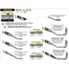 YAMAHA YZF R1 2020 - 2022 SISTEMA COMPLETO COMPETITION SBK" CON DBKILLER CON FONDO EN CARBONO"