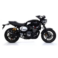 YAMAHA XJR 1300 2007 - 2017 SILENCIOSO RACE-TECH DE ALUMINIO FONDO EN CARBONO