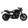 YAMAHA XJR 1300 2007 - 2017 SILENCIOSO PRO-RACING DARK" FONDO EN ACERO"