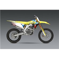 LINEA COMPLETA ESCAPE YOSHIMURA RS-12 SIGNATURE INOX/SILENCIOSO ALU/TAPA CARBONO SUZUKI RM-Z450