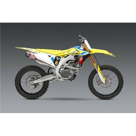 LINEA COMPLETA ESCAPE YOSHIMURA RS-12 SIGNATURE INOX/SILENCIOSO ALU/TAPA CARBONO SUZUKI RM-Z450