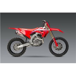 LINEA COMPLETA ESCAPE YOSHIMURA RS-12, INOX, SILENCIOSO TITANIO / TAPA CARBONO HONDA CRF450R/RX