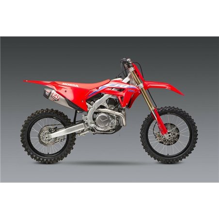LINEA COMPLETA ESCAPE YOSHIMURA RS-12, INOX, SILENCIOSO TITANIO / TAPA CARBONO HONDA CRF450R/RX