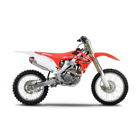 LINEA COMPLETA ESCAPE YOSHIMURA RS-4, INOX, SILENCIOSO ALUMINIO Y TAPA CARBON, HONDA CRF250R