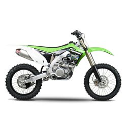 LINEA COMPLETA ESCAPE YOSHIMURA SIGNATURE RS-4E, INOX, SILENCIOSO ALUMINIO, KAWASAKI KX450F