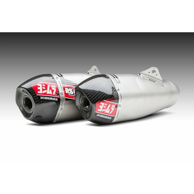 SILENCIOSO DERECHO DE ACERO INOXIDABLE YOSHIMURA, PARA ESCAPE RS-9, HONDA CRF450R/RX