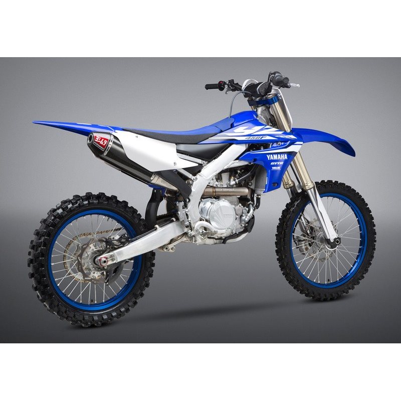 LINEA COMPLETA ESCAPE YOSHIMURA RS-4 SIGNATURE TITANIO SILENCIOSO CARBONO/TAPA CARBONO YAMAHA YZ450F