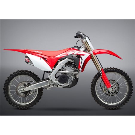 LINEA COMPLETA ESCAPE DOBLE YOSHIMURA SIGNATURE RS-9, INOX, SILENCIOSO INOX Y TAPA CARBONO, CRF250R