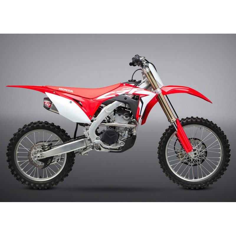 LINEA COMPLETA ESCAPE DOBLE YOSHIMURA SIGNATURE RS-9, TITANIO, Y TAPA CARBONO, HONDA CRF250R