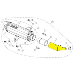 YAMAHA MW 300 ABS TRICITY 2021 - 2022 AKRAPOVIC