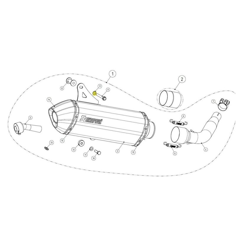 DUCATI MULTISTRADA V2 950 ABS 2022 - 2022 AKRAPOVIC