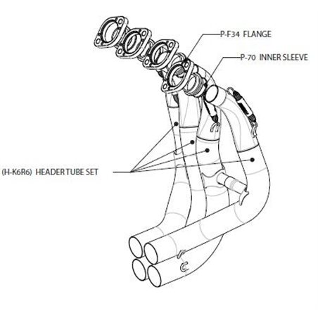 KAWASAKI ZX-6 R 600 NINJA 2009 - 2012 AKRAPOVIC