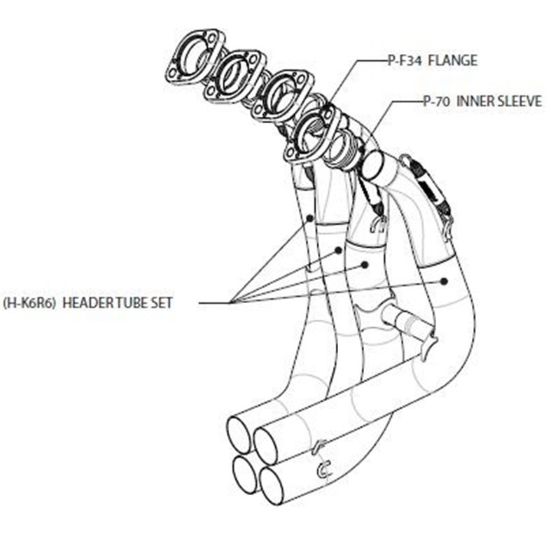 KAWASAKI ZX-6 R 600 NINJA PERFORMANCE 2013 - 2014 AKRAPOVIC