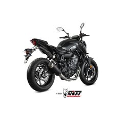 YAMAHA MT-07 / FZ-07 2021 - 2024 GP PRO INOX NEGRO MIVV