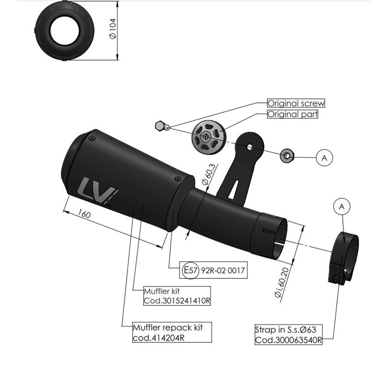 BMW S 1000 R / M 1000 R 2021 - 2024 LV-10 FULL BLACK