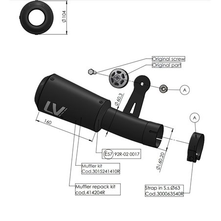 BMW S 1000 R / M 1000 R 2021 - 2024 LV-10 FULL BLACK