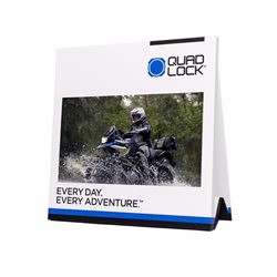 Vídeo expositor de mostrador QUAD LOCK para punto de venta