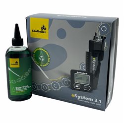 Sistema de lubricación SCOTTOILER eSystem 3.1 + Lubricante Biodegradable Green