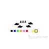 KIT DE CONEXIÓN DE DEFLECTORES BARKBUSTERS COLOR BLANCO