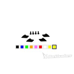 KIT DE CONEXIÓN DE DEFLECTORES BARKBUSTERS COLOR ROJO