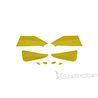 KIT DE DEFLECTORES Y CONECTORES BARKBUSTERS SABRE COLOR AMARILLO