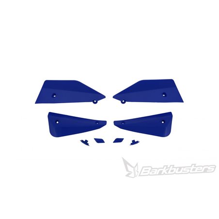 KIT DE DEFLECTORES Y CONECTORES BARKBUSTERS SABRE COLOR AZUL