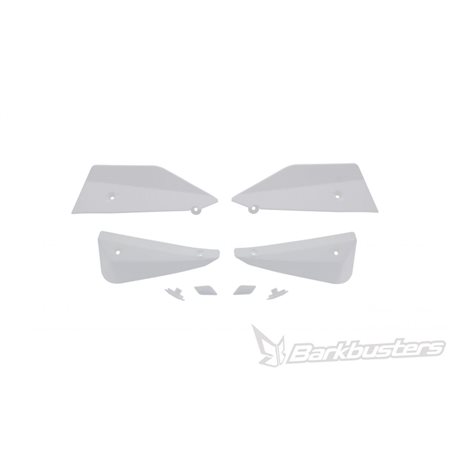 KIT DE DEFLECTORES Y CONECTORES BARKBUSTERS SABRE COLOR BLANCO