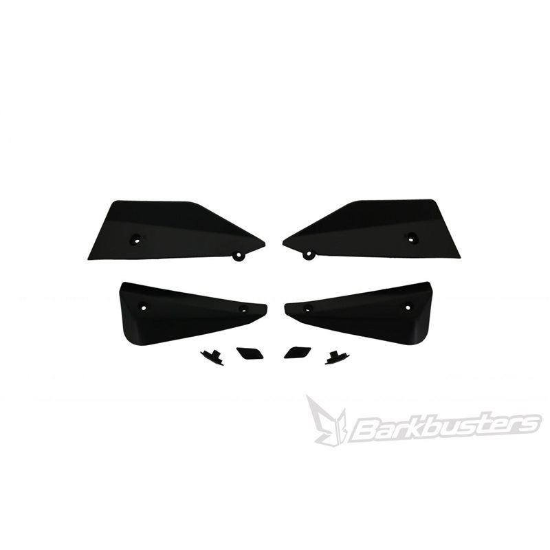 KIT DE DEFLECTORES Y CONECTORES BARKBUSTERS SABRE COLOR NEGRO