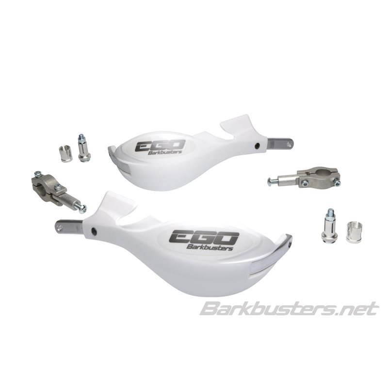 KIT DE PARAMANOS BARKBUSTERS EGO ABIERTO Ø22 UNIVERSAL COLOR BLANCO