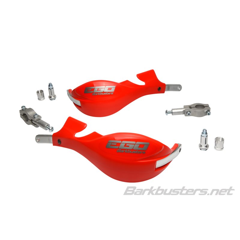 KIT DE PARAMANOS BARKBUSTERS EGO ABIERTO Ø22 UNIVERSAL COLOR ROJO