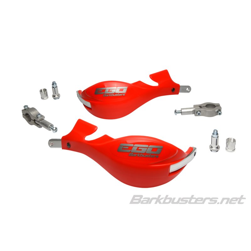 KIT DE PARAMANOS BARKBUSTERS EGO MINI ABIERTO Ø22 COLOR ROJO